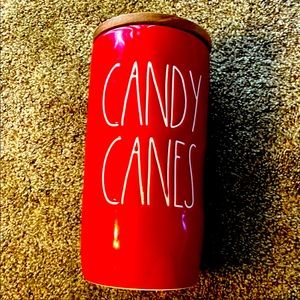 Rae Dunn Candy Canes Cellar